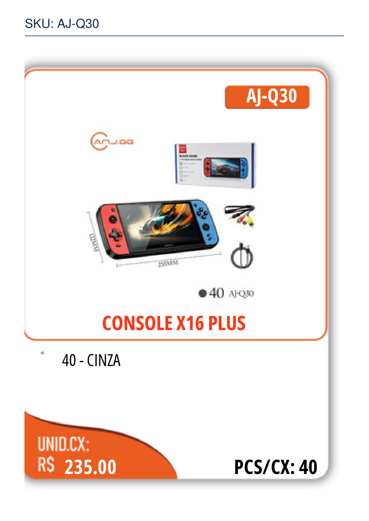 CONSOLE X16 PLUS