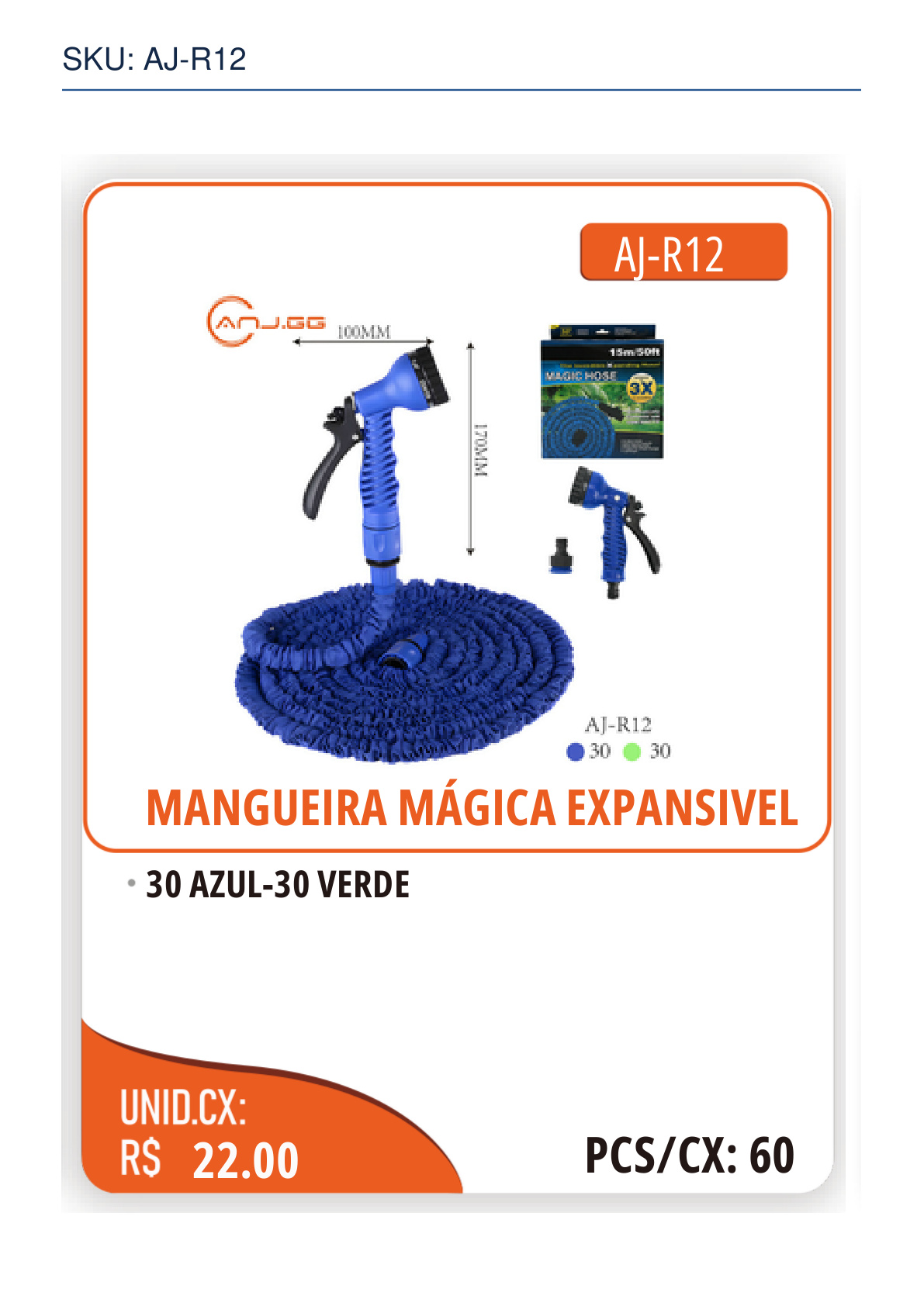 MANGUEIRA MÁGICA EXPANSIVEL