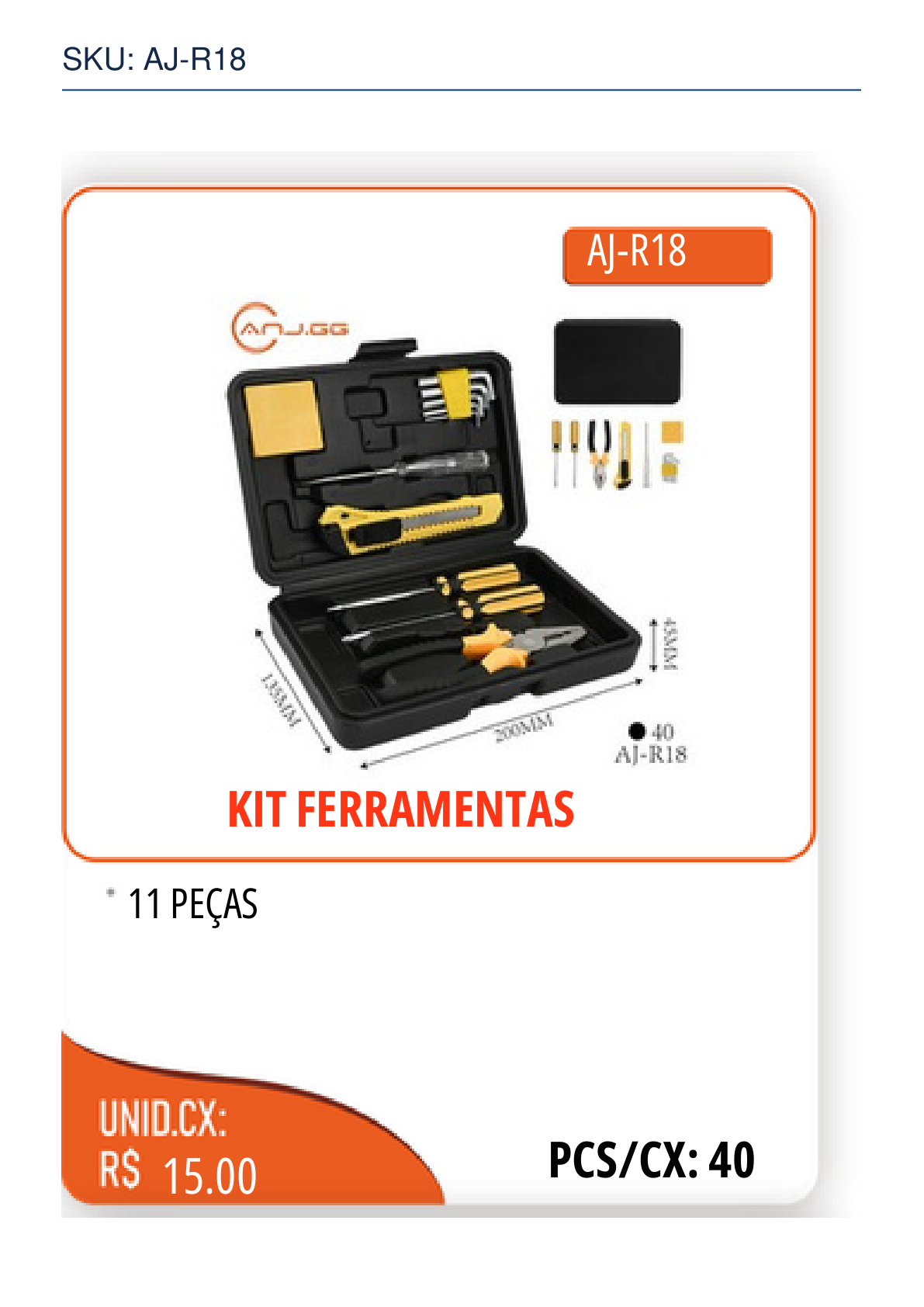 KIT FERRAMENTAS