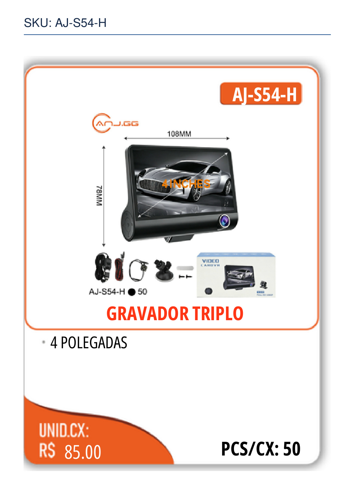 GRAVADOR TRIPLO