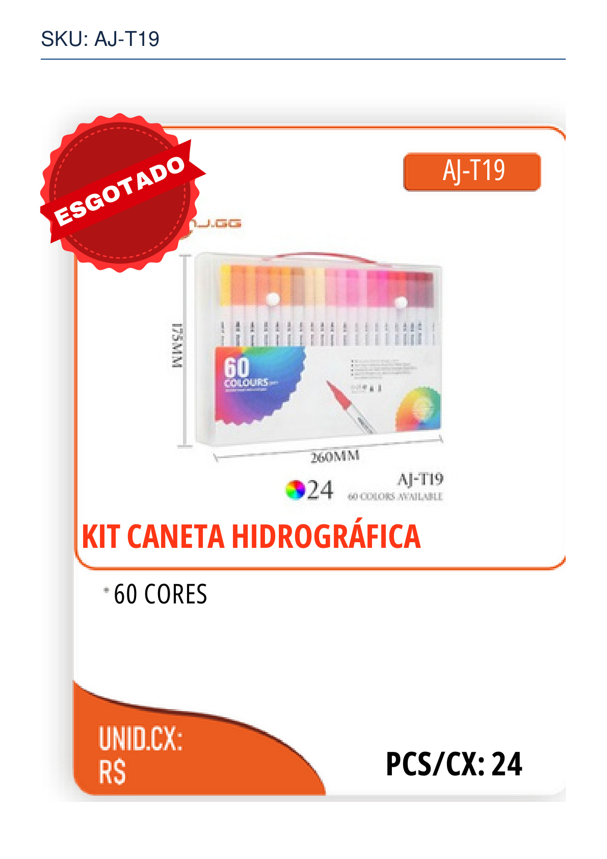 KIT CANETA HIDROGRÁFICA
