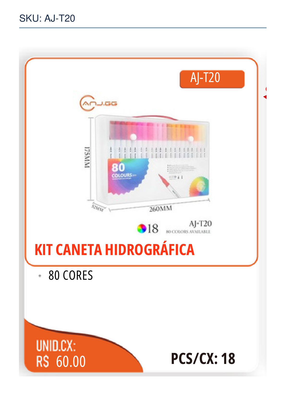 KIT CANETA HIDROGRÁFICA