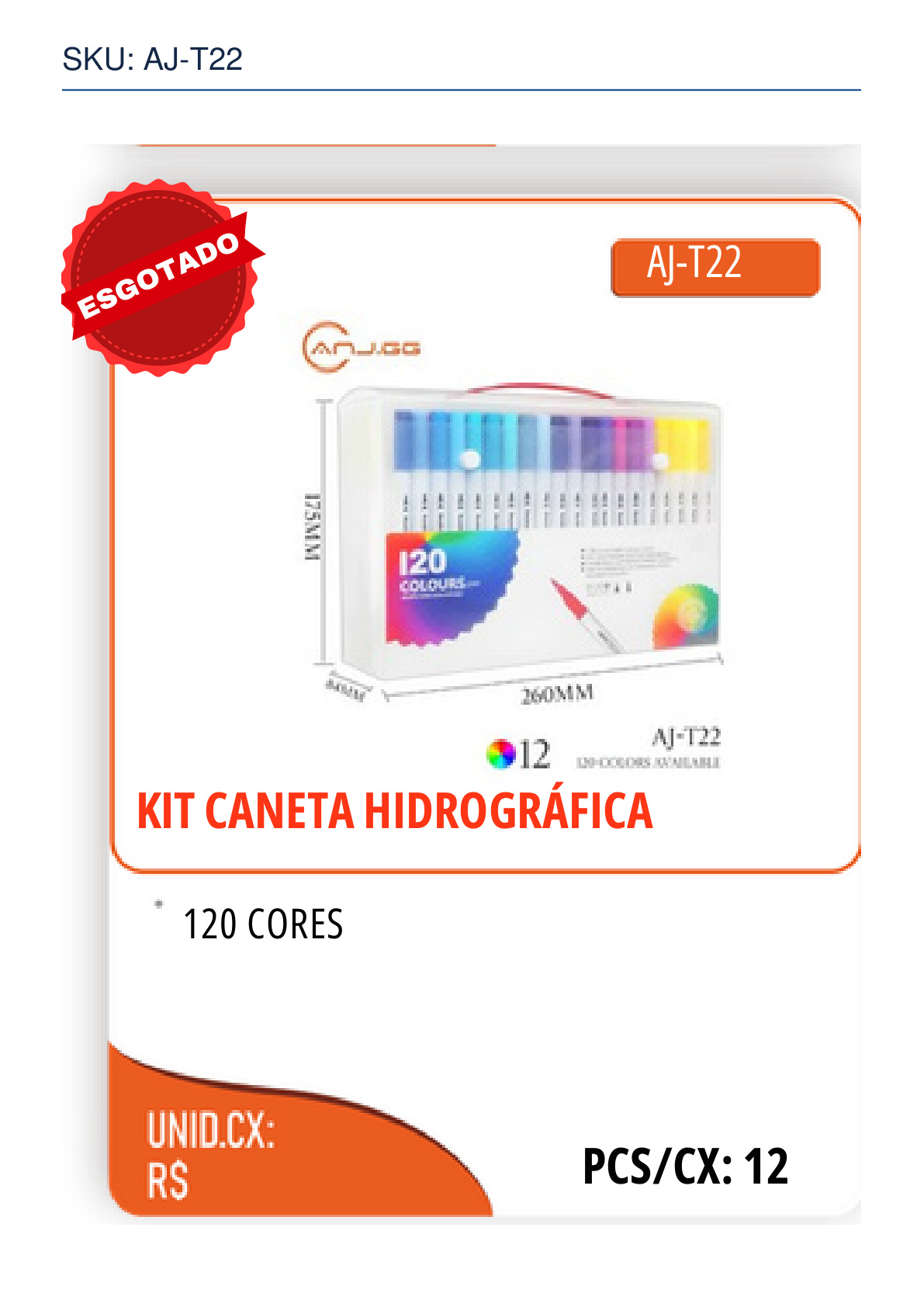 KIT CANETA HIDROGRÁFICA