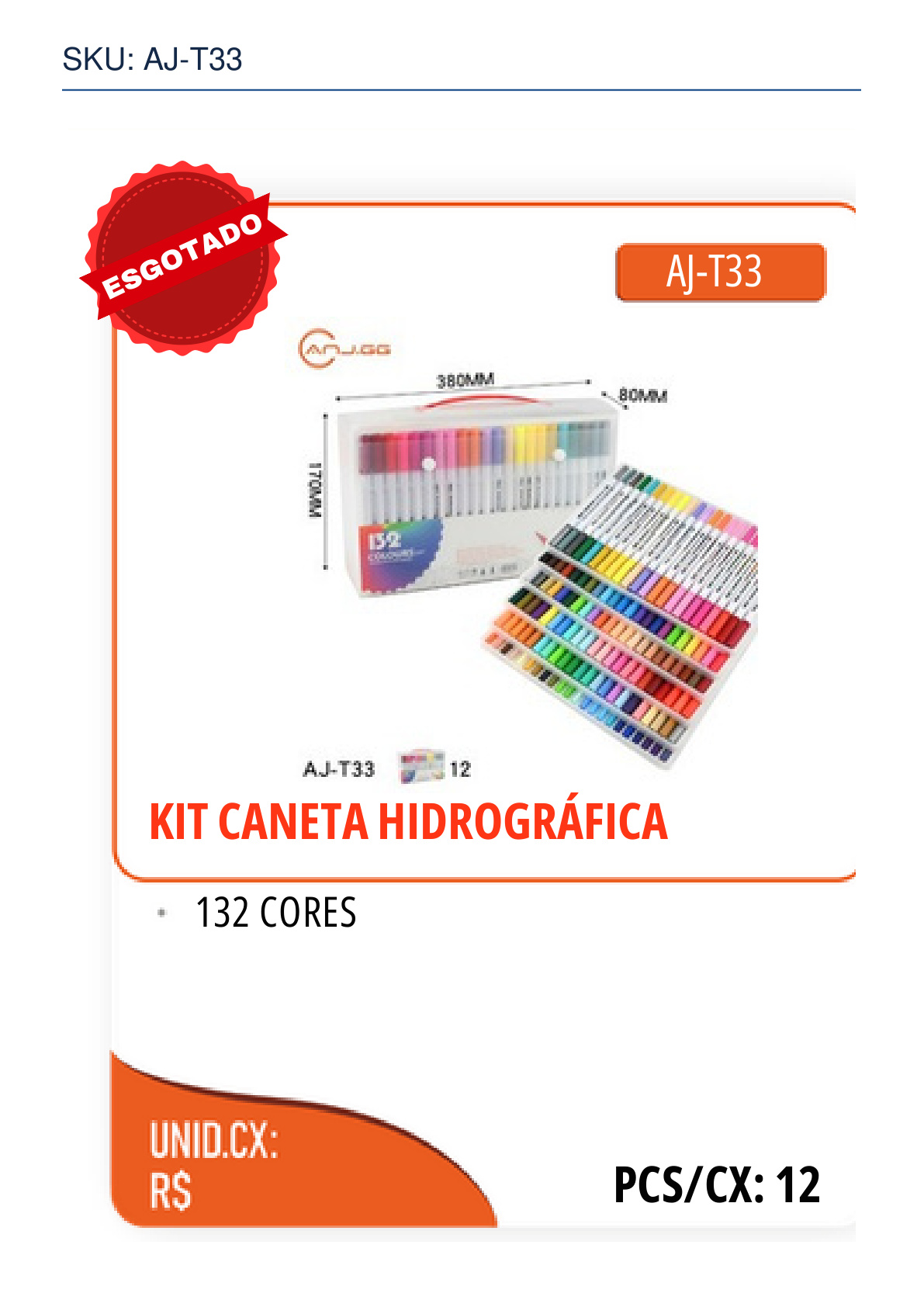 KIT CANETA HIDROGRÁFICA