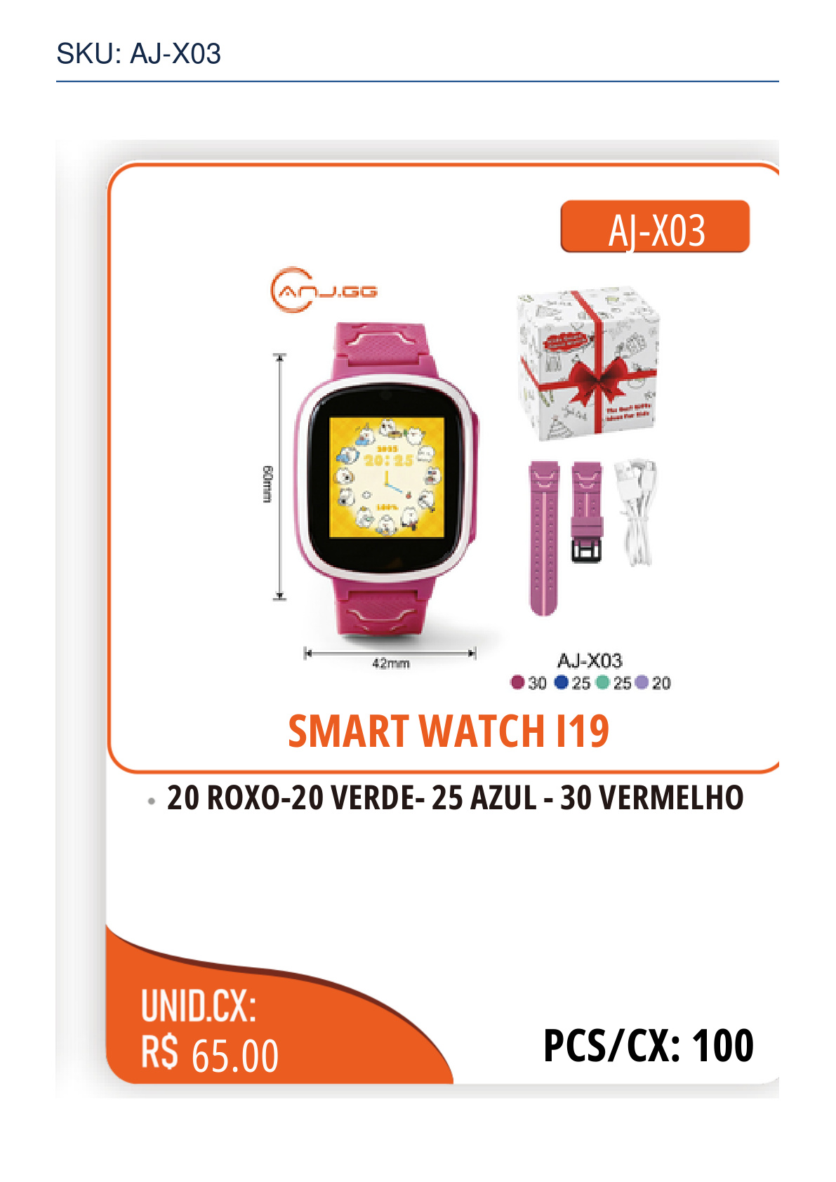 SMART WATCH I19