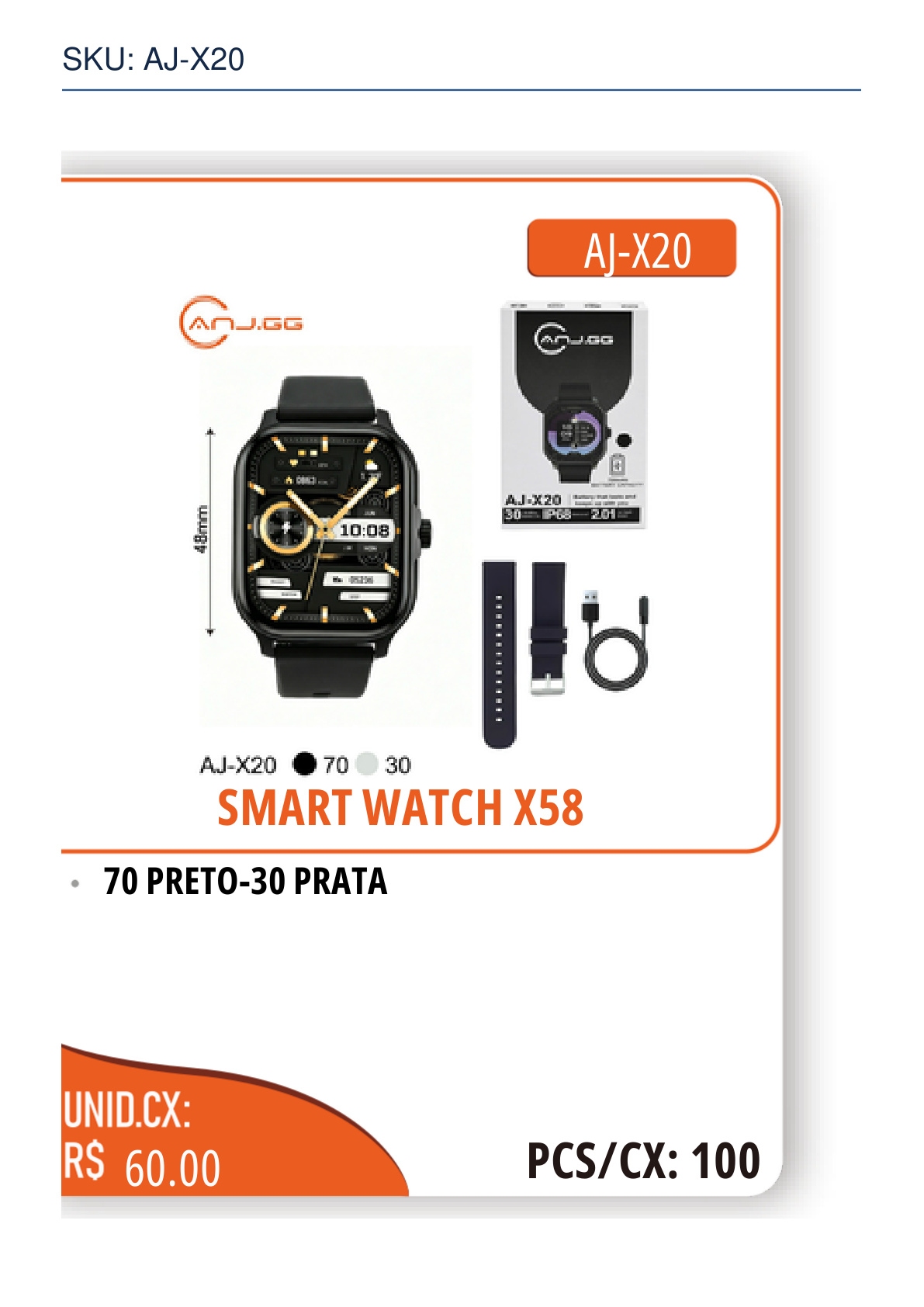 SMART WATCH X58