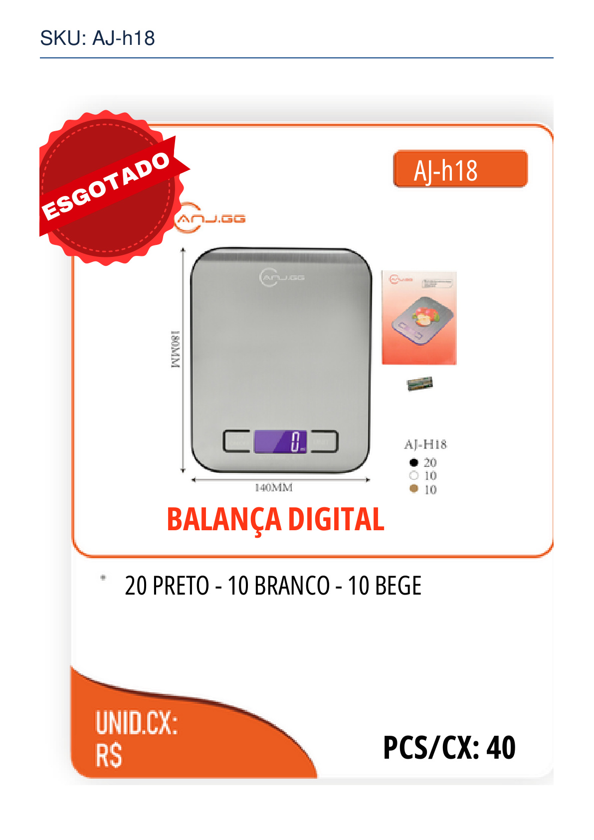 BALANÇA DIGITAL