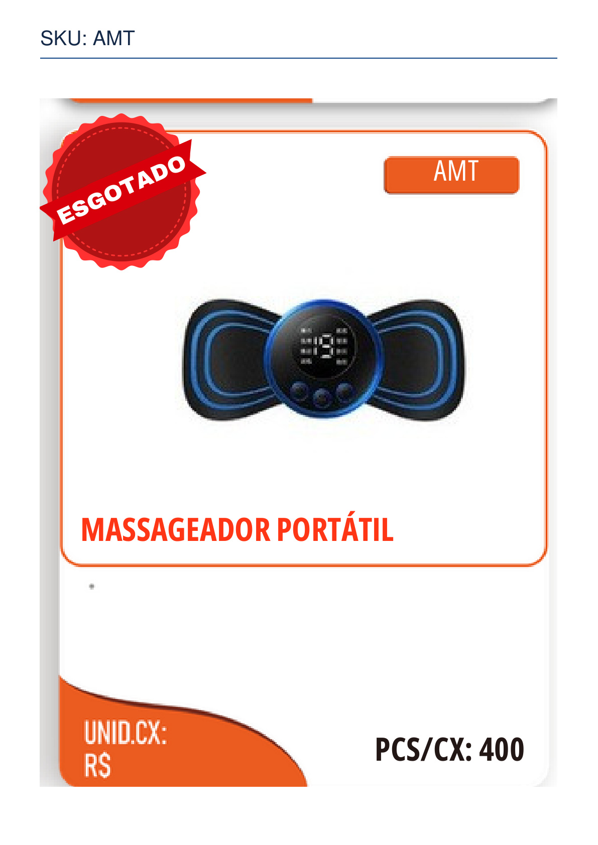 MASSAGEADOR PORTÁTIL