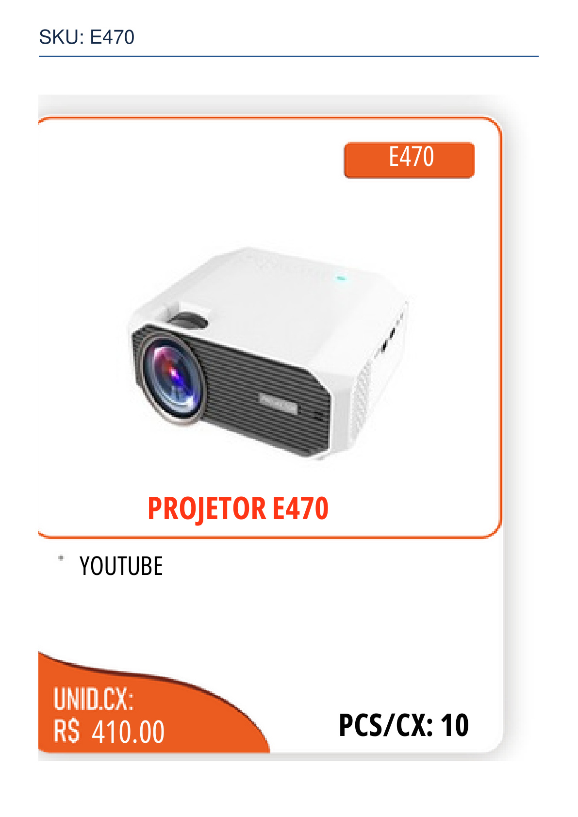 PROJETOR E470