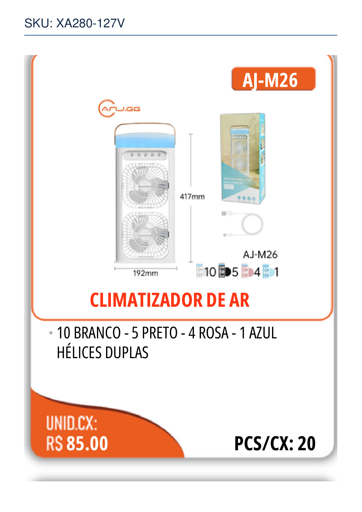 VENTILADOR RETRÁTIL